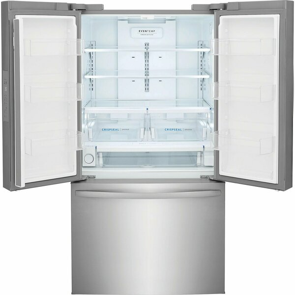 Almo 28.8 cu. ft. French Door Refrigerator with Auto-Defrost and LED IceMaker - E-Star Rated FRFN2823AS